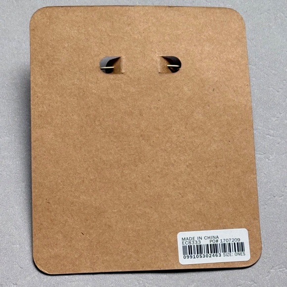 VINTAGE J. CREW Brooch Round Clear Crystal Drops Bronze Metal Preppy Classic B - Picture 7 of 10